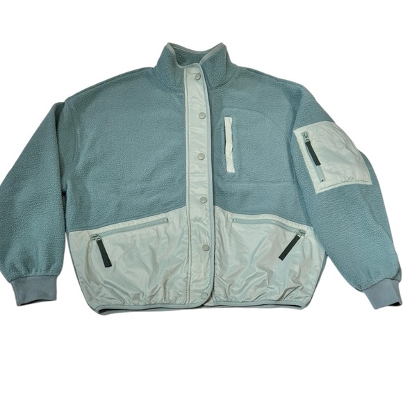 Madewell Drapey Sherpa Buick SnapFront Jacket - Picture 4 of 16